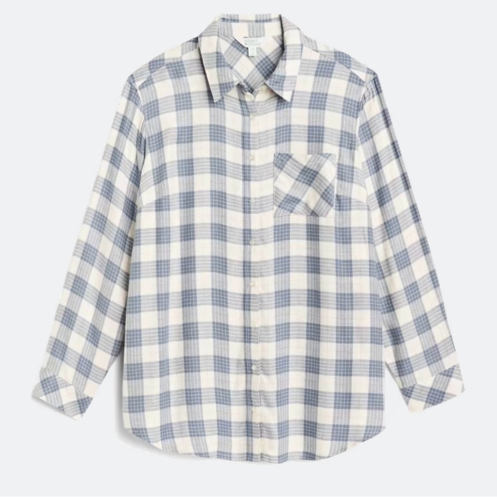 Market & Spruce Flannel Top NWOT